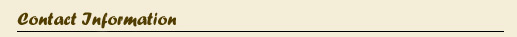 Contact Information